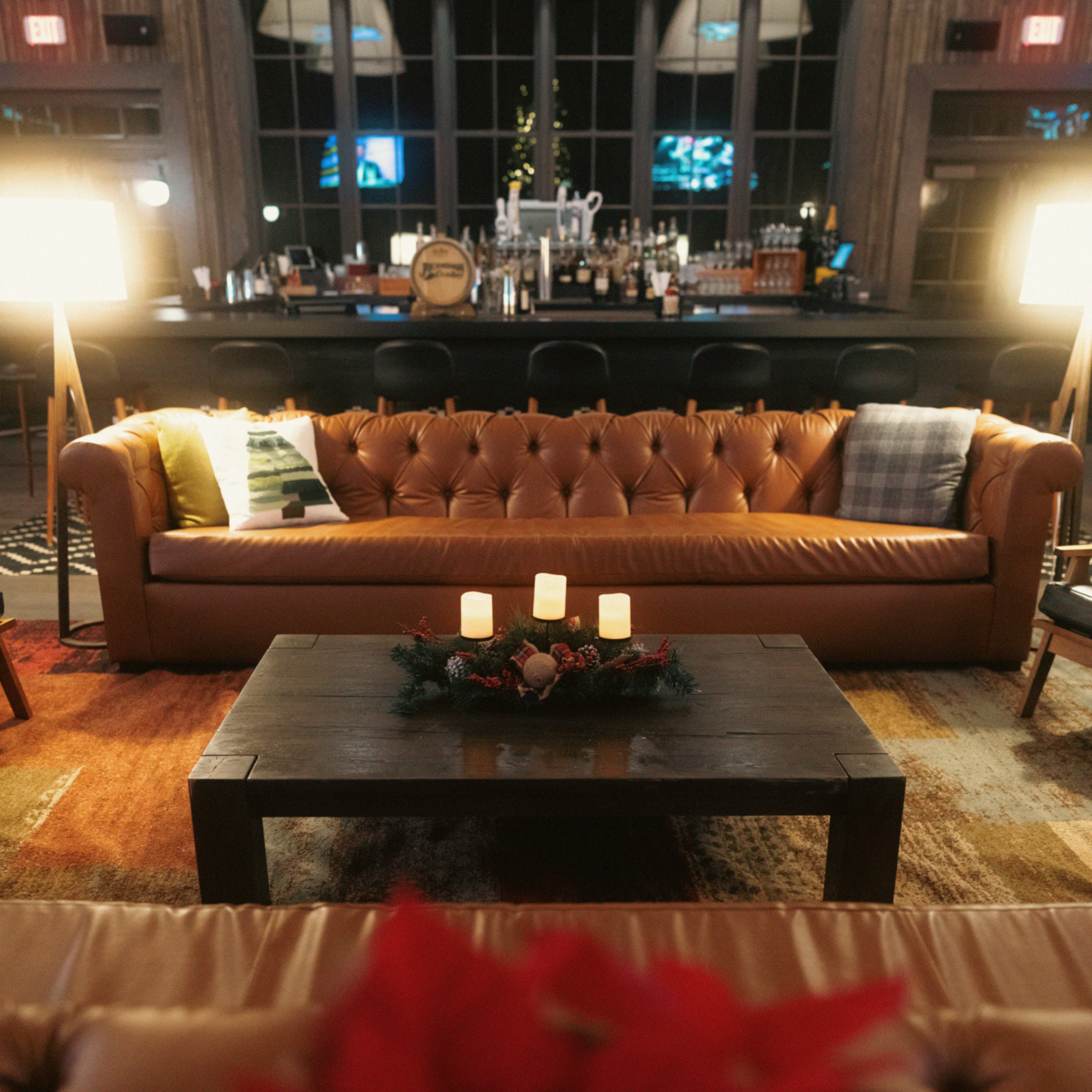 Sand Valley golf course signature hole with dramatic sand dunes and native fescue grasses